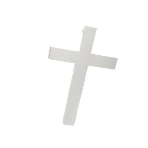 POLYSTYRENE CROSS WREATH SMALL 0.60Mtr [2FT]